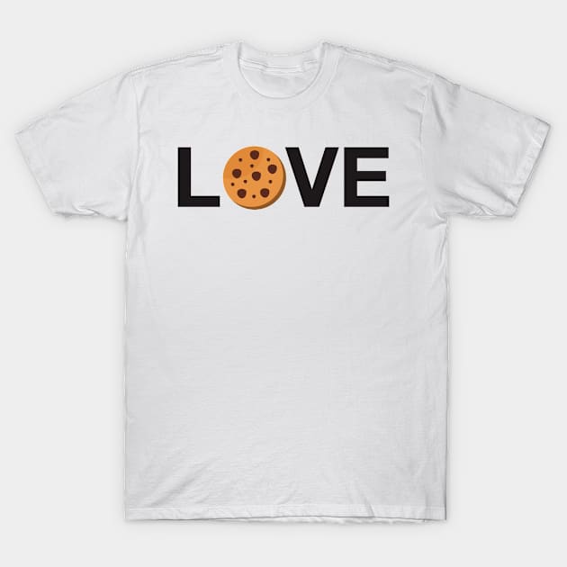 Love cookies tshirt T-Shirt by dynecreative